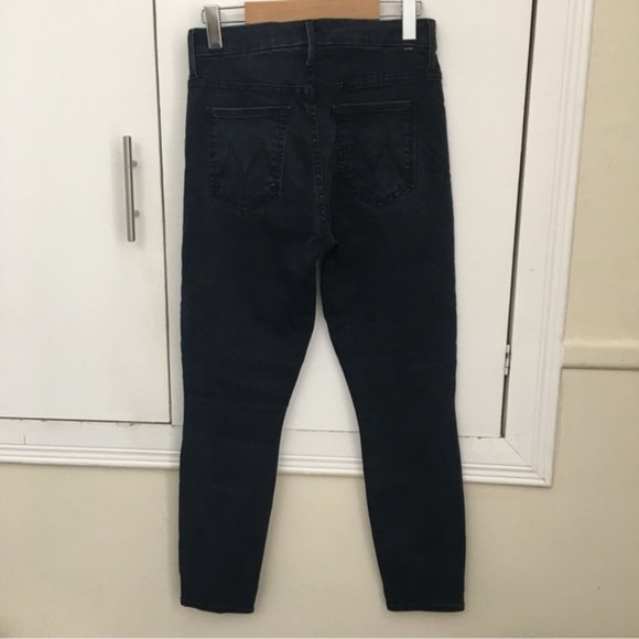 Mother High Waisted Looker Crop My Wildest Ride Wash Jeans - Picture 6 of 13
